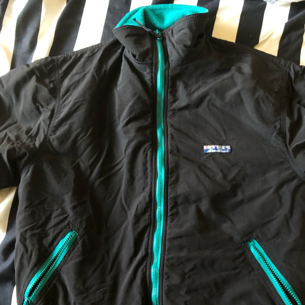 Eddie Bauer down jacket, fleece lined